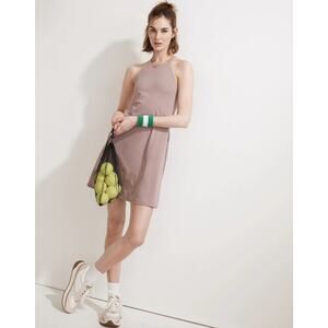 Madewell MWL Flex Fitness Dress Mauve Sweat-Wicking Built-In Shorts Size S Small